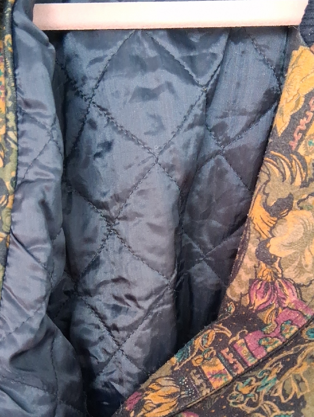 Vintage Bomber Shape Jacket - Brown Multi - Picture 4 of 5